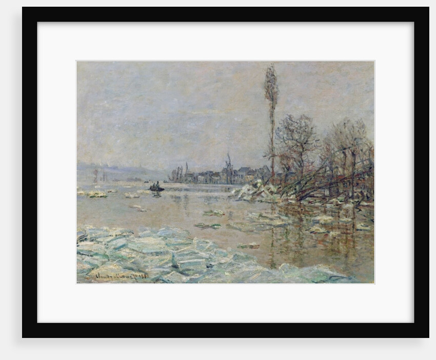 Breakup of Ice, 1880 by Claude Monet