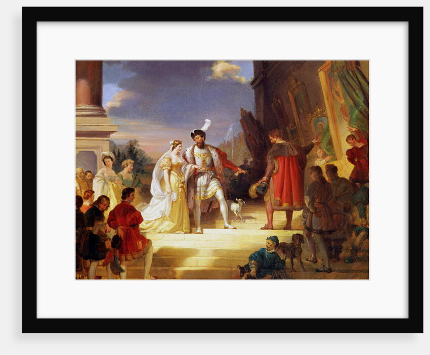 Francois I with Leonardo da Vinci by Alexandre Evariste Fragonard