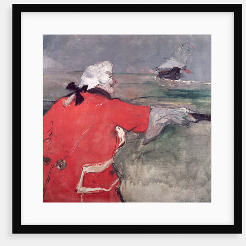 The Admiral Viaud, or Paul Viaud in an Admiral's Costume, 1901 by Henri de Toulouse-Lautrec