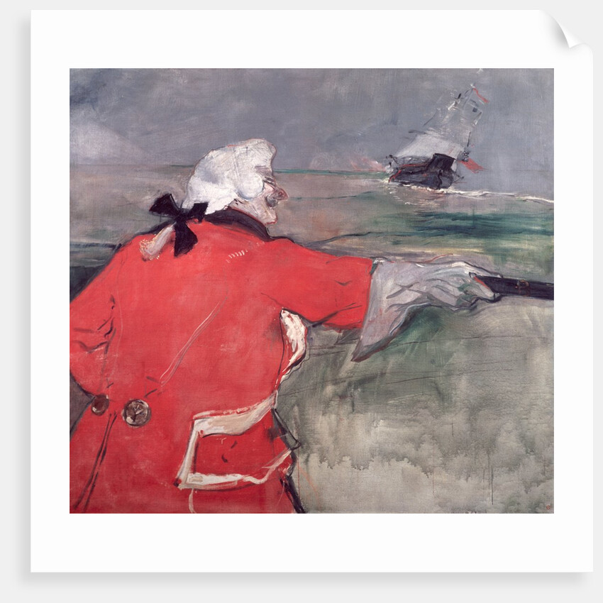 The Admiral Viaud, or Paul Viaud in an Admiral's Costume, 1901 by Henri de Toulouse-Lautrec