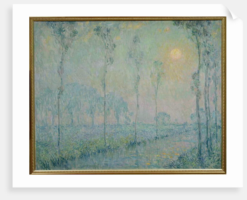 The stream at sunset, 1923 by Henri Eugene Augustin Le Sidaner