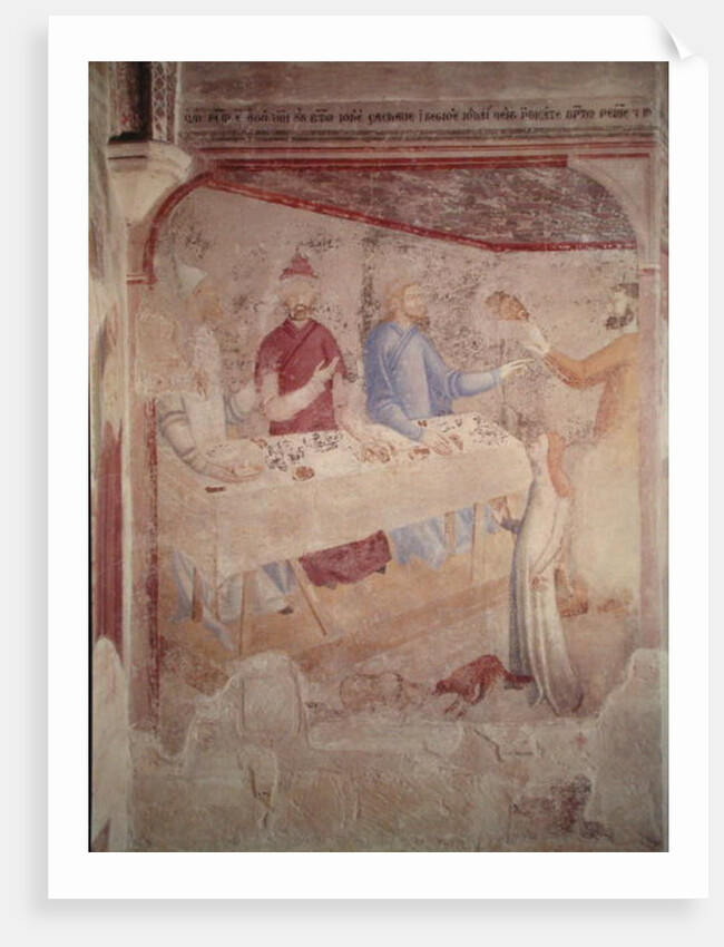 Herod's Feast, scene from 'The Life of St. John the Baptist Cycle' in the Chapel of St. Jean, 1346-48 by Matteo di Giovanetto da Viterbo