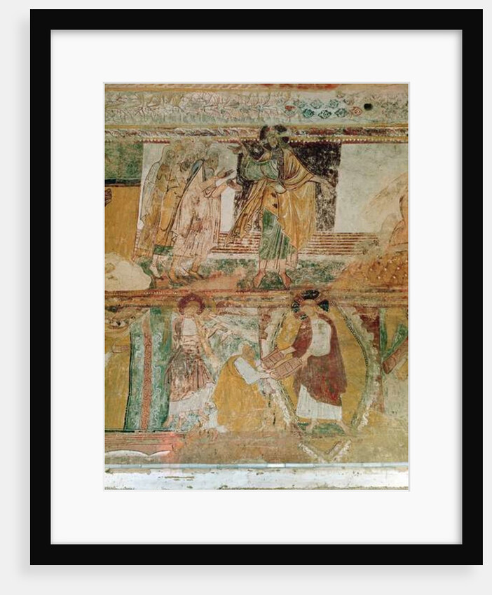 Noah's Ark and Moses with the Tablets of the Law by French School