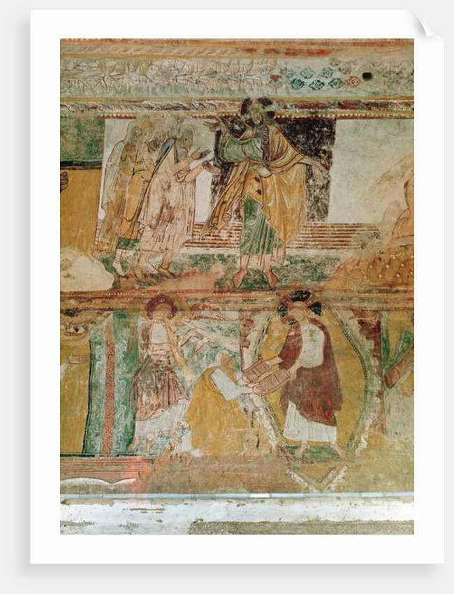 Noah's Ark and Moses with the Tablets of the Law by French School