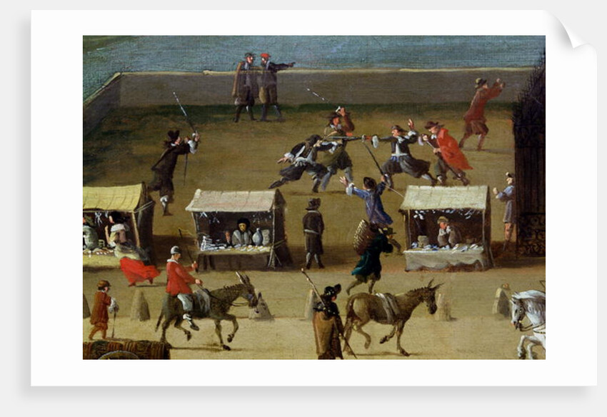 The Seine, the Louvre and the College des Quatre-Nations from the Pont-Neuf by French School