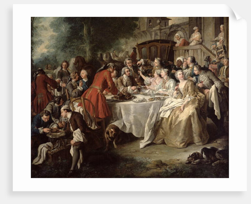 The Hunt Lunch by Jean Francois de Troy