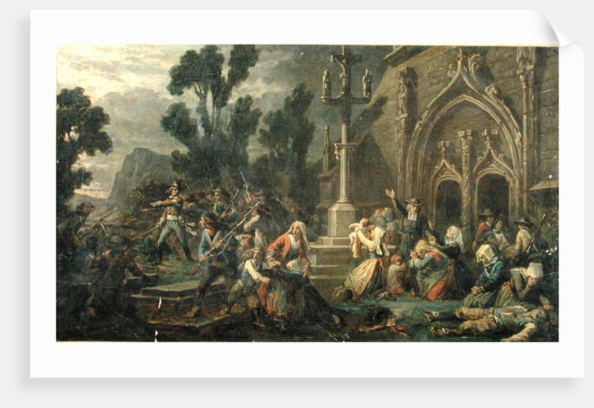 Chouans in the Vendee, 19th century by French School