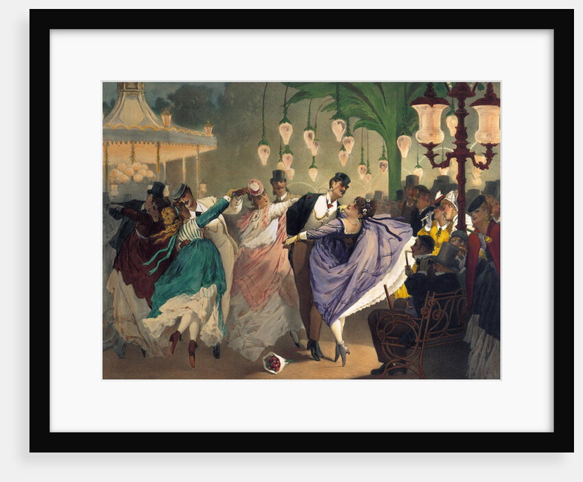 Waltz at the Bal Mabille by Philippe Jacques Linder