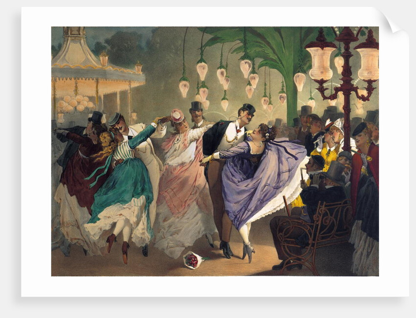 Waltz at the Bal Mabille by Philippe Jacques Linder