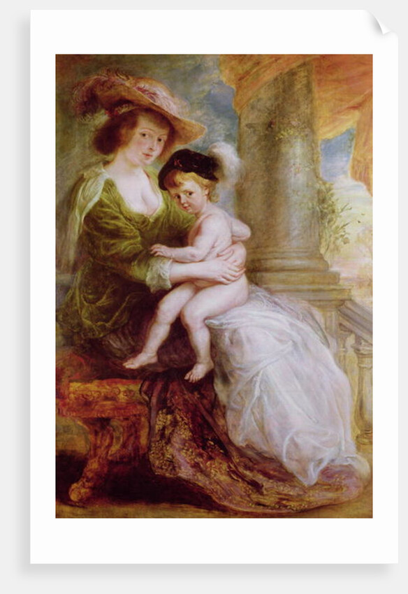 Helene Fourment and her son Frans by Peter Paul Rubens