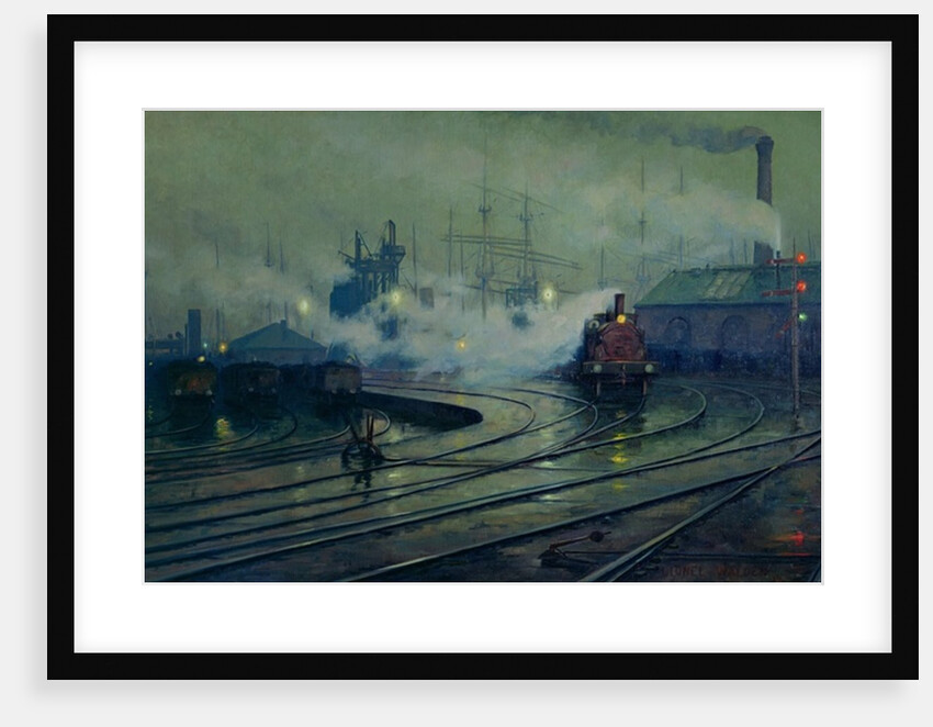 Cardiff Docks, 1896 by Lionel Walden