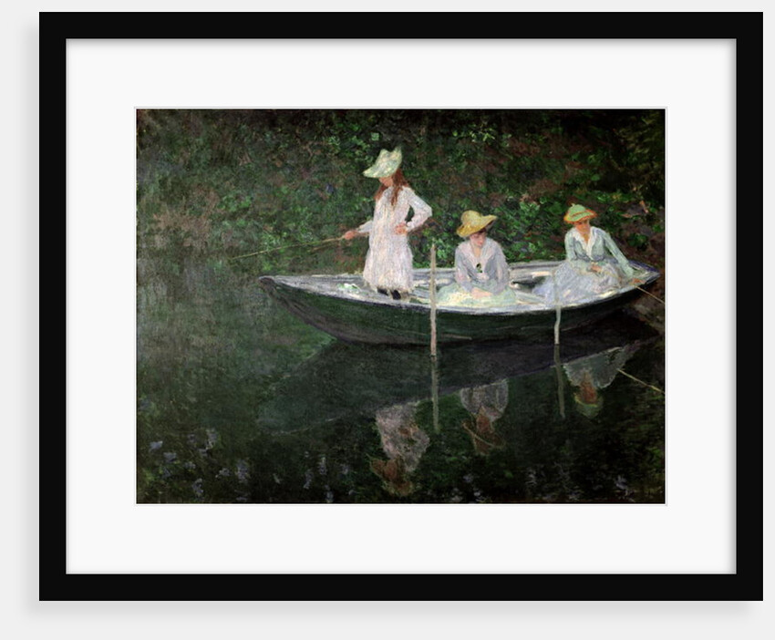 The Boat at Giverny, c.1887 by Claude Monet