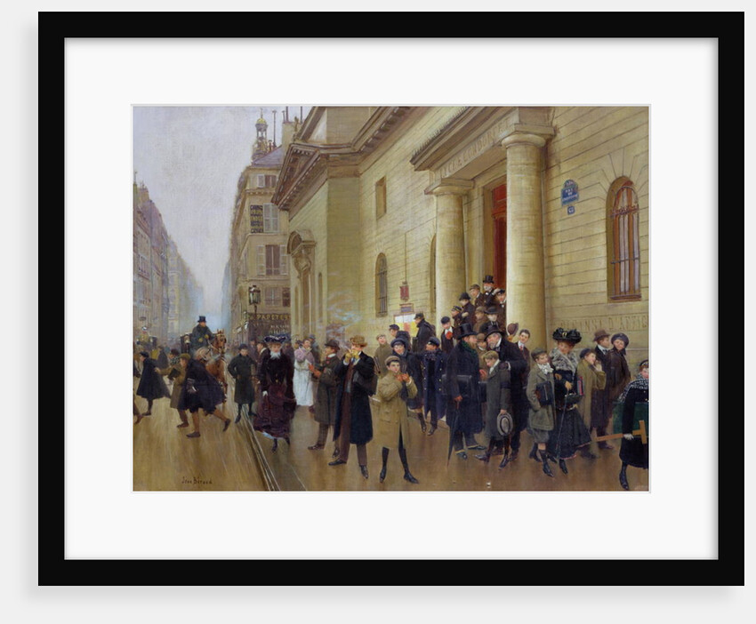 Leaving the Lycee Condorcet, 1903 by Jean Beraud