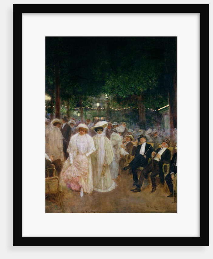 The Gardens of Paris, or The Beauties of the Night, 1905 by Jean Beraud