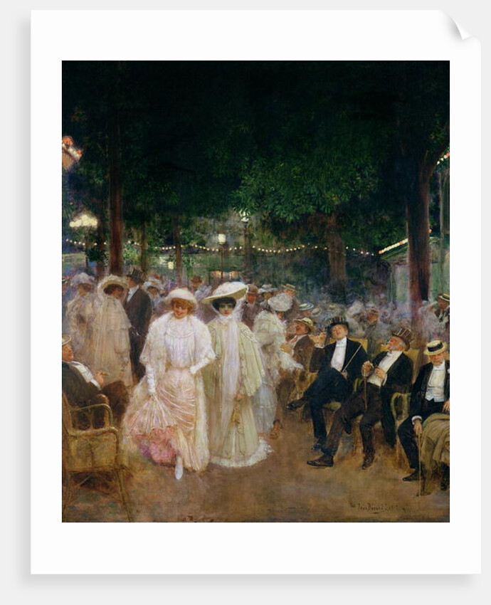 The Gardens of Paris, or The Beauties of the Night, 1905 by Jean Beraud