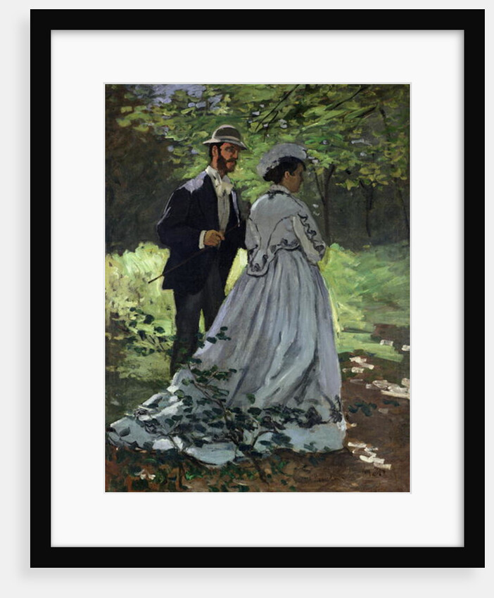 The Promenaders, or Bazille and Camille, 1865 by Claude Monet