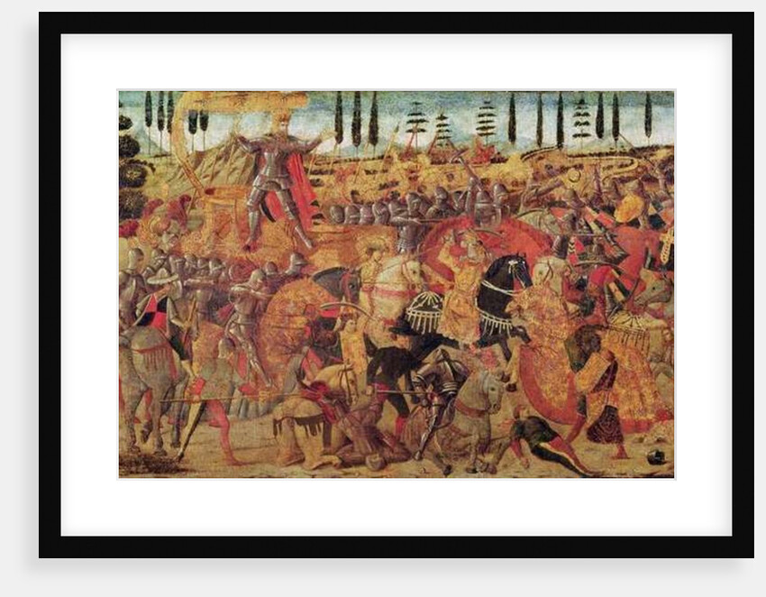 Battle between Darius and Alexander the Great by Italian School