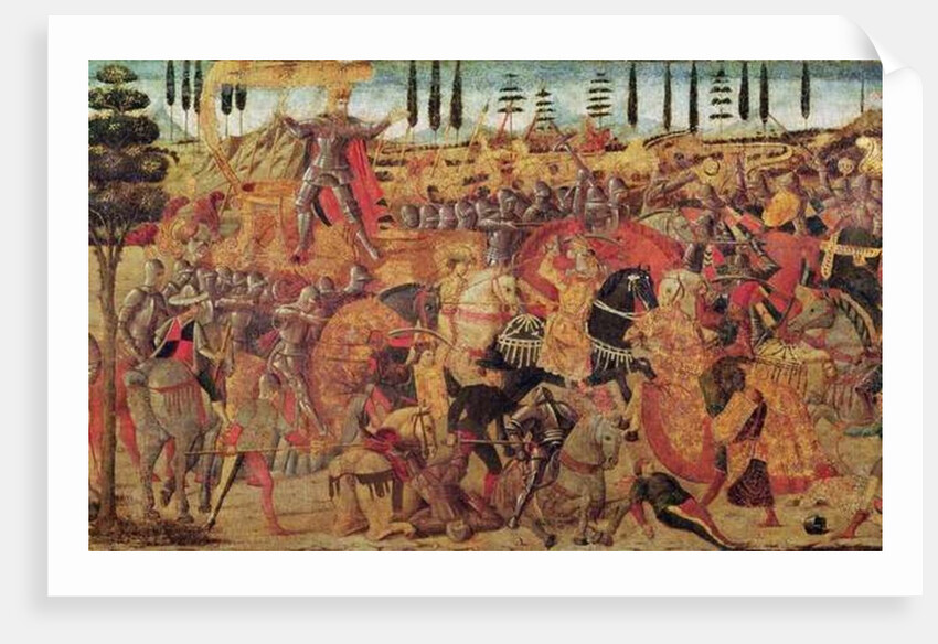 Battle between Darius and Alexander the Great by Italian School