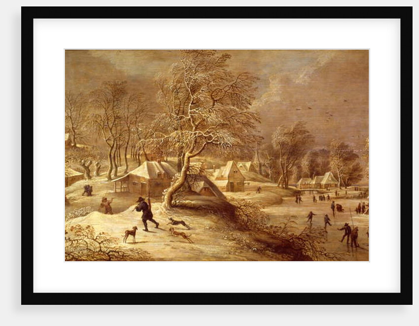 The Old Village under Snow by David the Elder Teniers