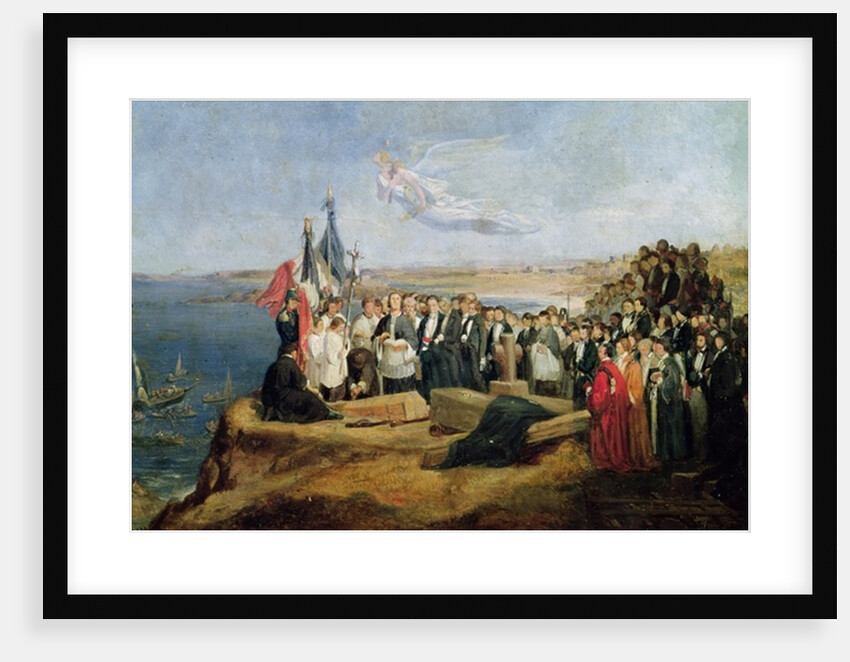 Burial of the Vicomte de Chateaubriand at Grand-Be, 19th July 1848 by Valentin Louis Doutreleau