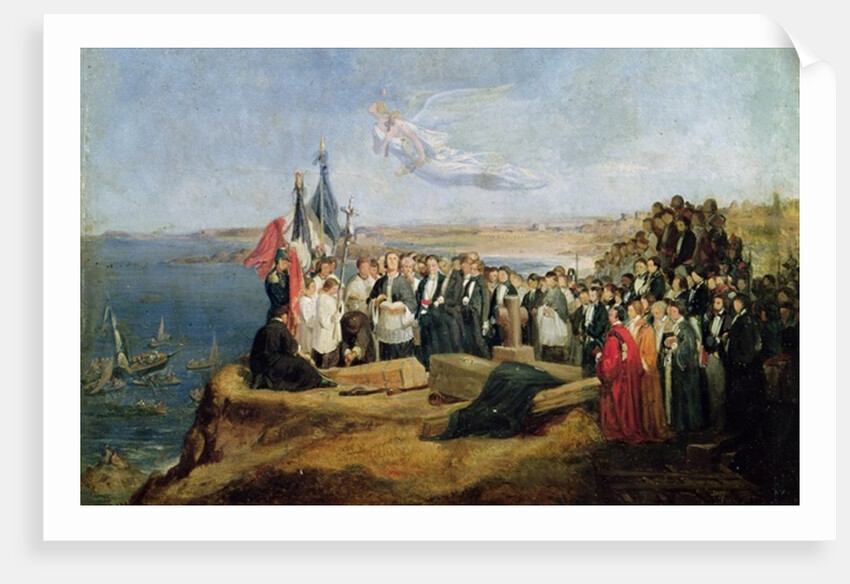 Burial of the Vicomte de Chateaubriand at Grand-Be, 19th July 1848 by Valentin Louis Doutreleau