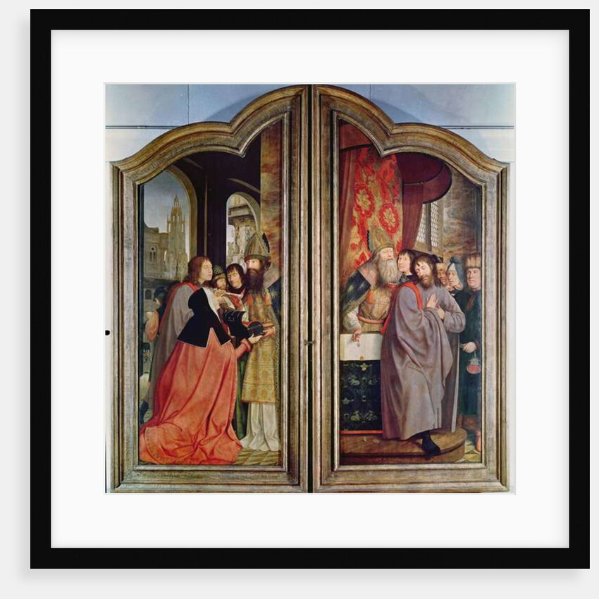 The Holy Kinship, or the Altarpiece of St. Anne by Quentin Massys or Matsys