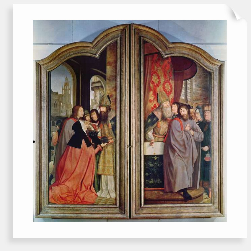 The Holy Kinship, or the Altarpiece of St. Anne by Quentin Massys or Matsys