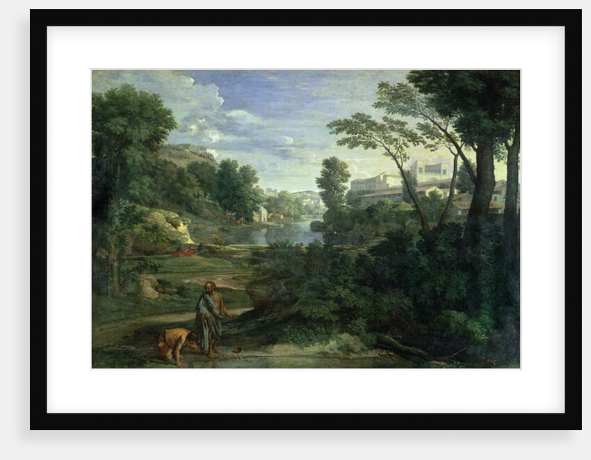 Landscape with Diogenes, 1648 by Nicolas Poussin