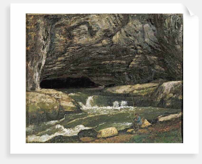The Source of the Loue or La Grotte Sarrazine by Gustave Courbet