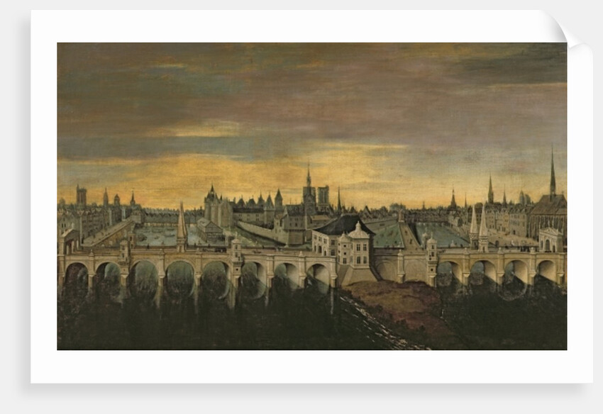 Design for the Construction of the Pont-Neuf, c.1577 by Fontainebleau School