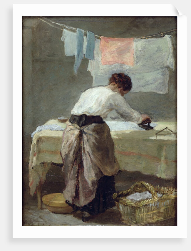 Woman Ironing by Armand-Desire Gautier