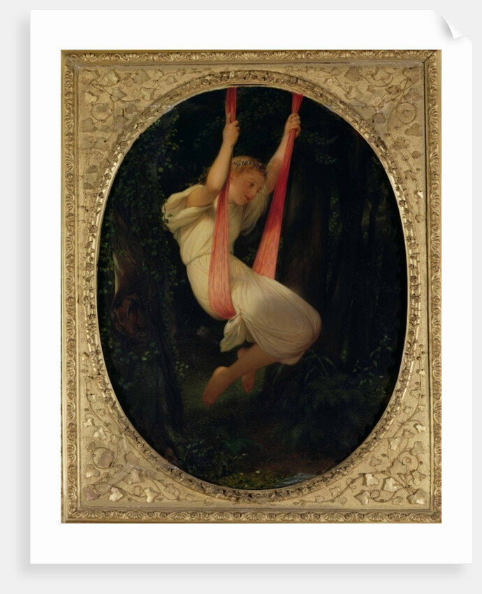 Young Girl on a Swing, 1845 by Hippolyte Delaroche