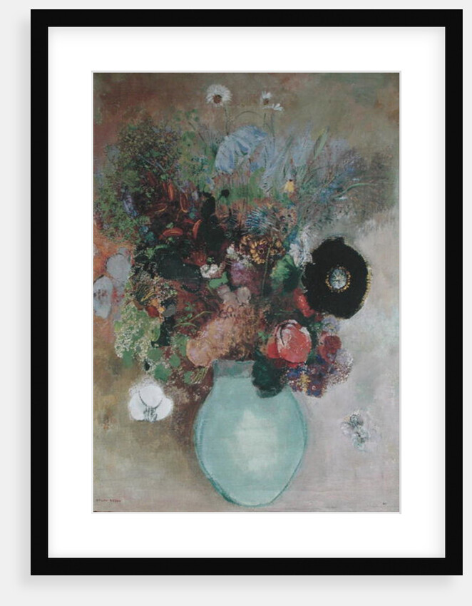 Flowers in a Green Vase, 1910 by Odilon Redon