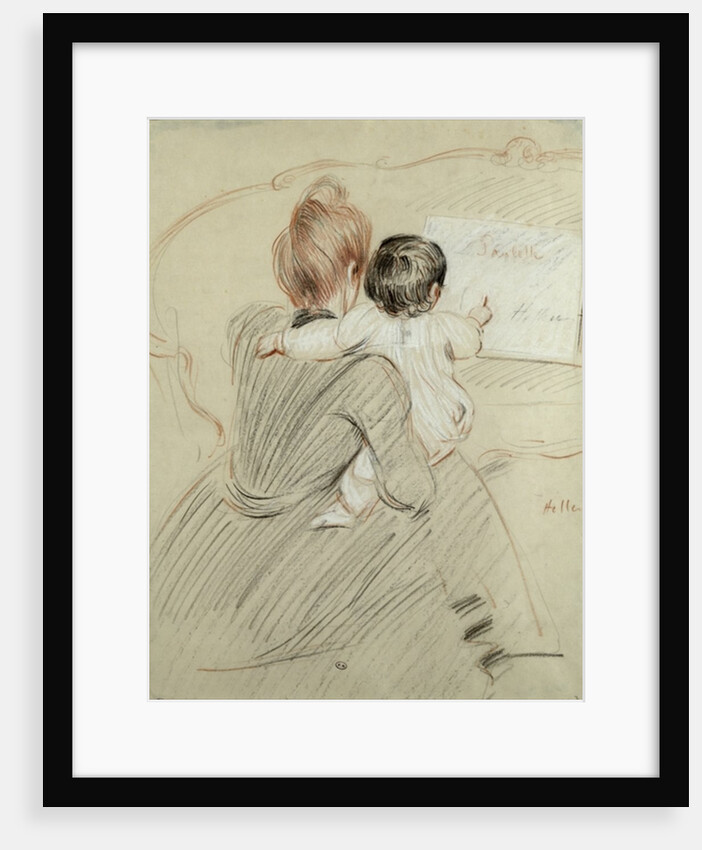 Madame Paul Helleu and her Daughter Paulette, 1905 by Paul Cesar Helleu
