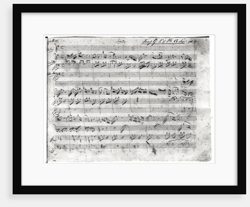 Trio in G major for violin, harpsichord and violoncello 1786 by Wolfgang Amadeus Mozart