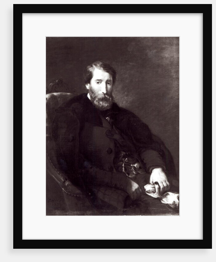 Portrait of Alfred Bruyas by Ferdinand Victor Eugene Delacroix