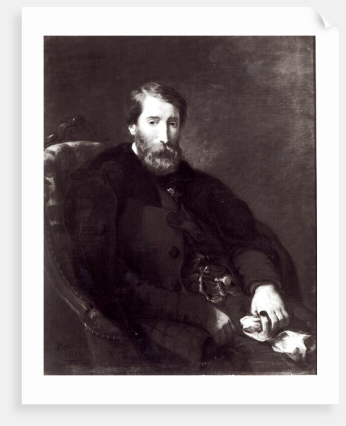 Portrait of Alfred Bruyas by Ferdinand Victor Eugene Delacroix