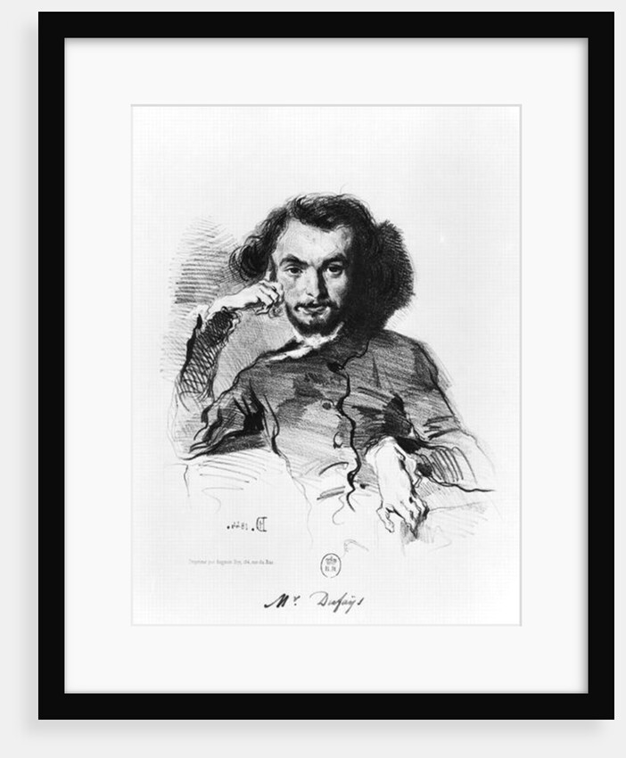 Charles Baudelaire 1844 by Emile Deroy