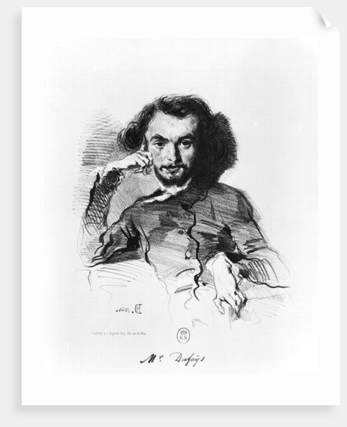 Charles Baudelaire 1844 by Emile Deroy