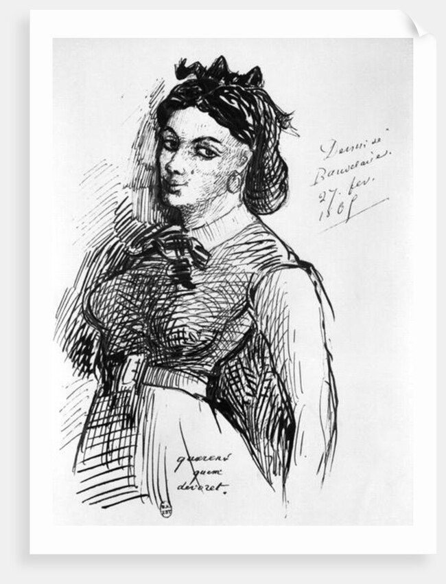 Jeanne Duval, 1865 by Charles Pierre Baudelaire