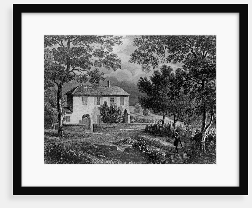 Les Charmettes House of Madame de Warens near Chambery, where Rousseau stayed by French School