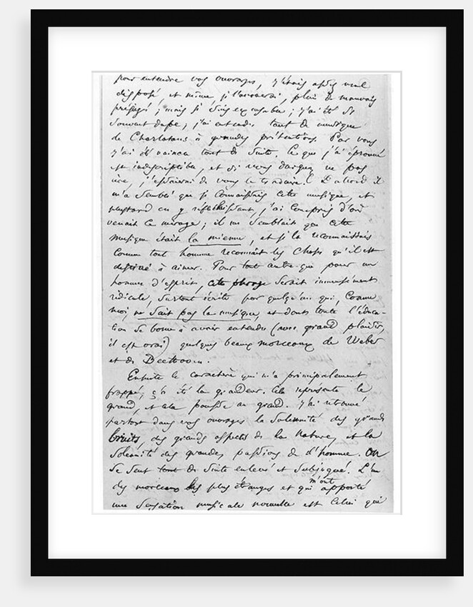 Letter to Richard Wagner 17th February 1860 by Charles Pierre Baudelaire