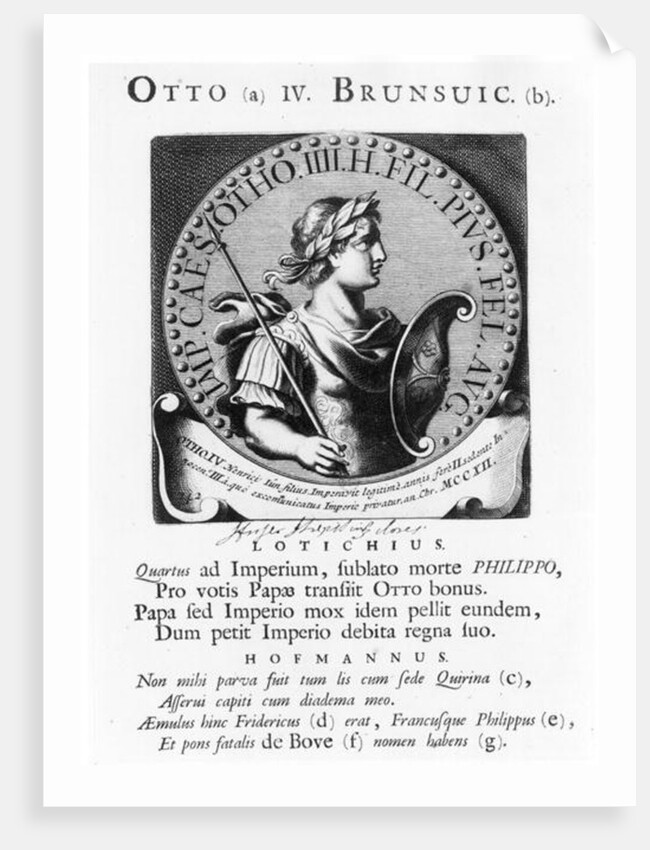 Otto IV of Brunswick by French School