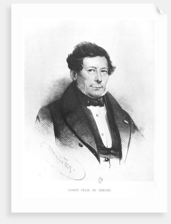 Count Felix de Merode 1837 by Charles Baugniet