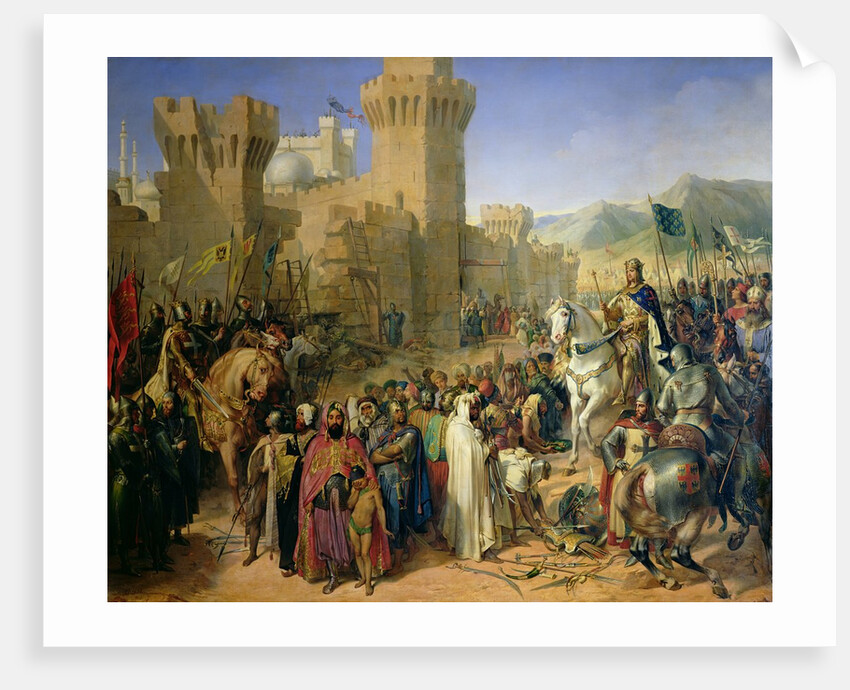 Ptolemais returns to King Philip Augustus and King Richard the Lionheart on July 13th 1191, 1840 by Merry Joseph Blondel