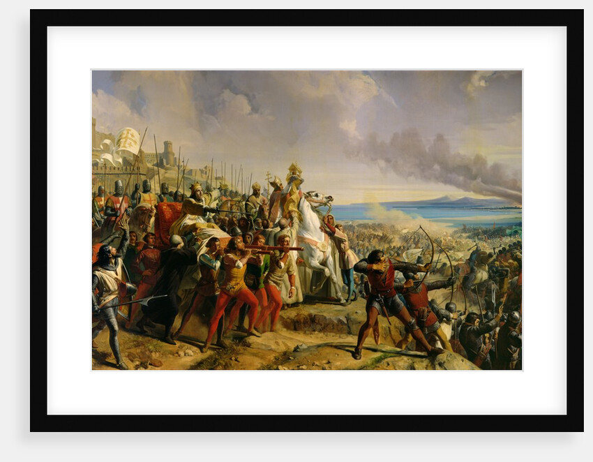The Battle of Montgisard, c.1842 by Charles-Philippe Lariviere