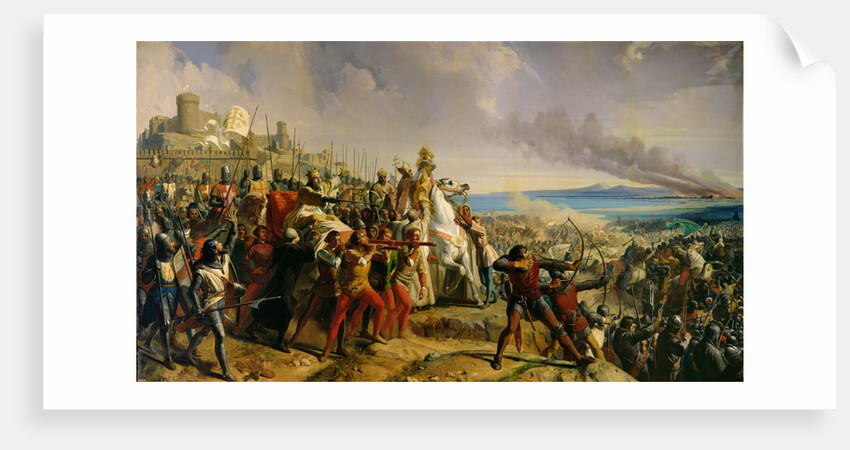 The Battle of Montgisard, c.1842 by Charles-Philippe Lariviere