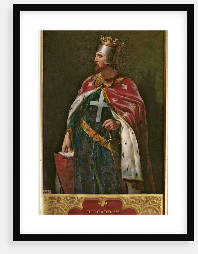 Richard I the Lionheart King of England, 1841 by Merry Joseph Blondel