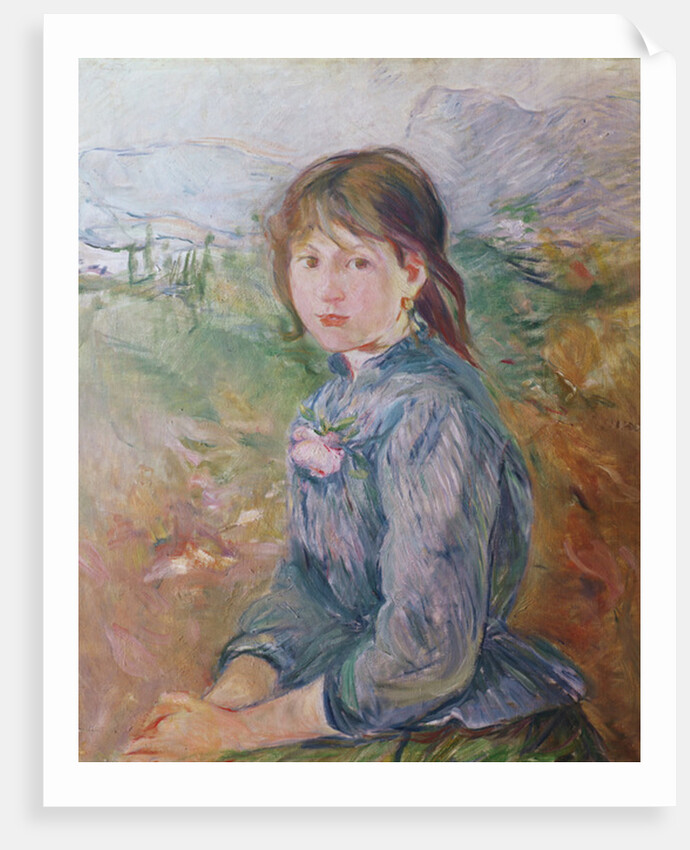 The Little Girl from Nice, 1888-89 by Berthe Morisot