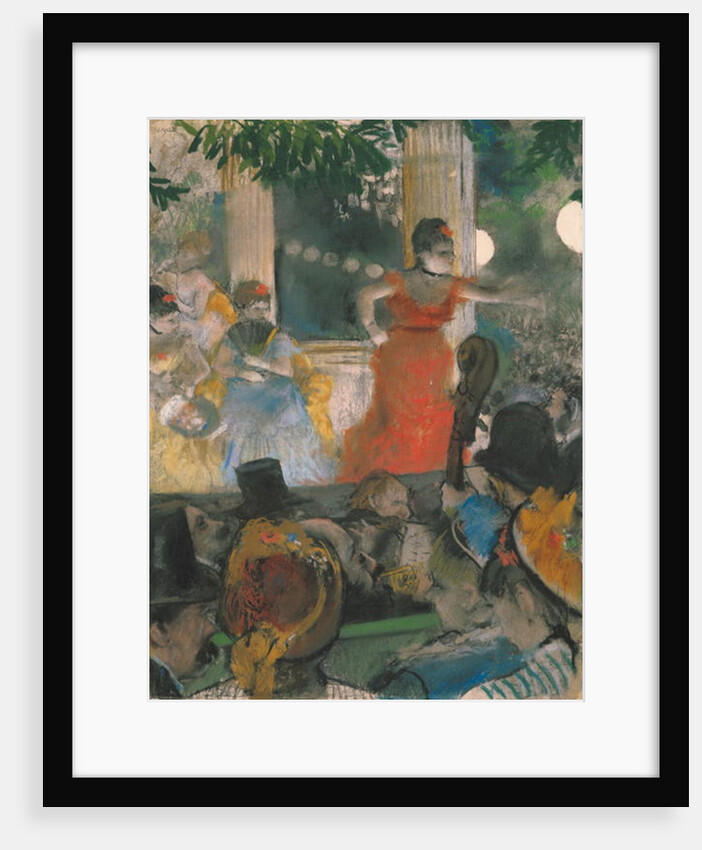 Cafe Concert at Les Ambassadeurs, 1876-77 by Edgar Degas